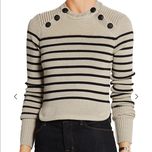 Isabel Marant Hatfield Merino Wool Sweater Tan 44 - Picture 10 of 16